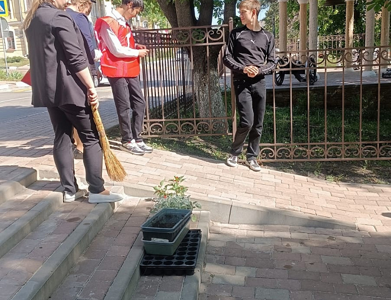 Работа волонтерского экологического отряда «Доброволец» ГБОУ «Корочанская школа - интернат»